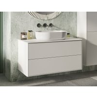 Умывальник Belux Турин 560 овал (18, белый матовый/Solid Surface)