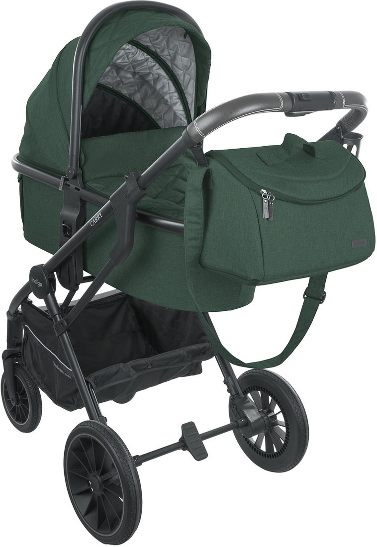

Универсальная коляска Indigo Carry (3 в 1, зеленый)