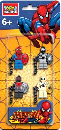 Конструктор Город мастеров Фигурки супер герои 18145-ZH