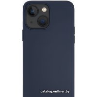 Чехол для телефона VLP Silicone Case with MagSafe для iPhone 14 1051002 (темно-синий)