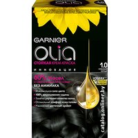 Крем-краска для волос Garnier Olia 1.0 глубокий черный