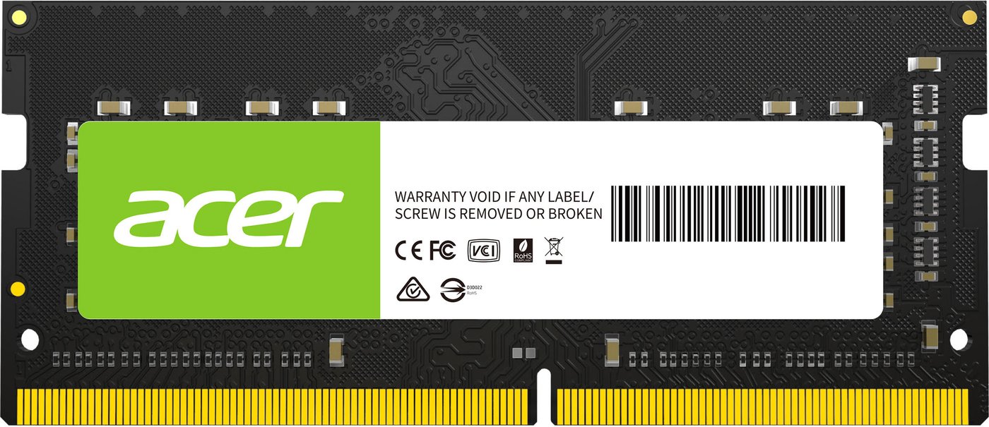 

Оперативная память Acer SD100 16ГБ DDR4 SODIMM 3200 МГц BL.9BWWA.214