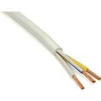 Провод силовой ВЭКЗ ПВС 3x4 (белый)