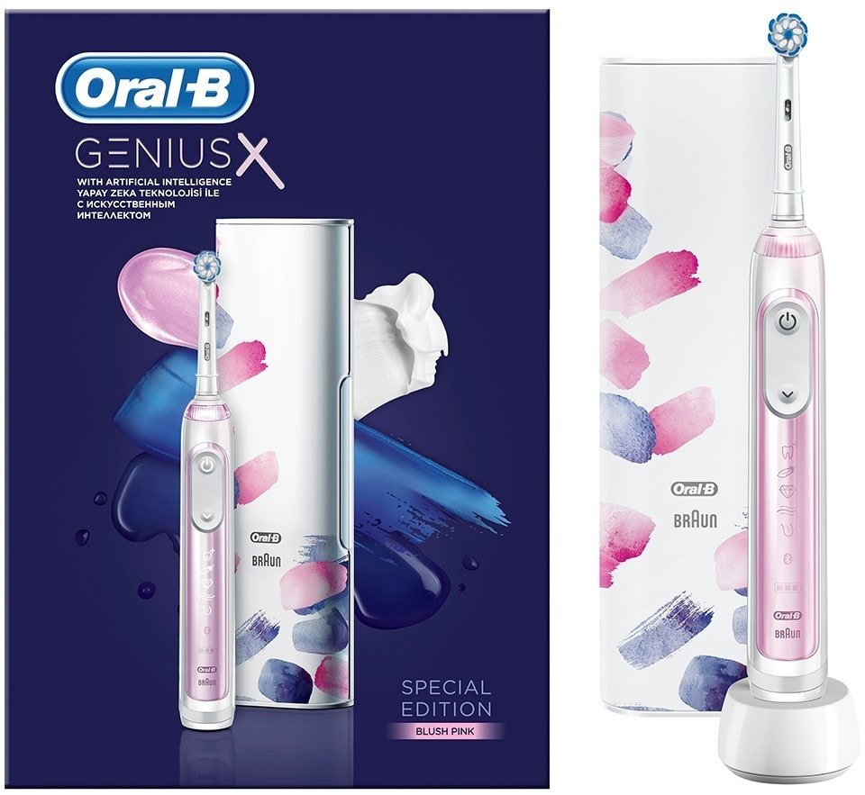 

Электрическая зубная щетка Oral-B Genius X Special Edition D706.513.6X (розовый)