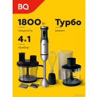Погружной блендер BQ HB601S (сталь/черный)