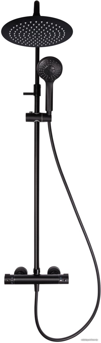 Душевая система  Rubineta Olo BK + Thermo-15 BK 625038
