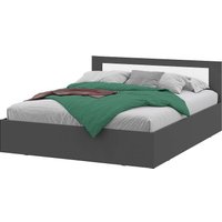 Кровать Mio Tesoro Дольче 160x200 (графит/белый)