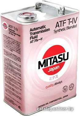 Трансмиссионное масло Mitasu MJ-324 ATF T-IV Synthetic Blended 4л