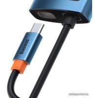 Док-станция Baseus Metal Gleam Series 6-in-1 Multifunctional USB Type C WKWG000003