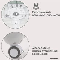 Высокий стульчик Rant Cream RH302 (ocean green)