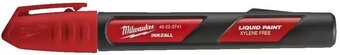 Маркер Milwaukee Inkzall 4932492143 (1шт, красный)