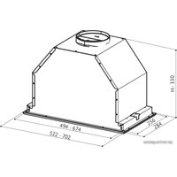 Кухонная вытяжка Faber Inca Lux EG8 X A70