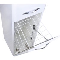  Symbolite Шкаф-пенал для ванной Каре 30 Люкс Plus с корзиной (белый)