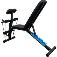 Силовая скамья Calviano 1003 складная (черный/синий)