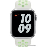 Ремешок Apple Nike 44 мм (еловая дымка/пастельный зеленый, S/M и M/L) MG3W3