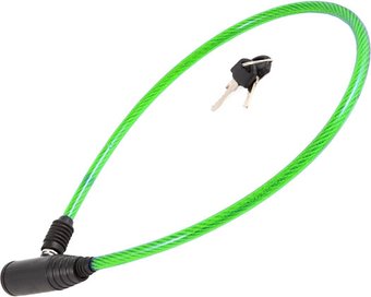 Тросовый велосипедный замок Vinca Sport зеленый [101.101]
