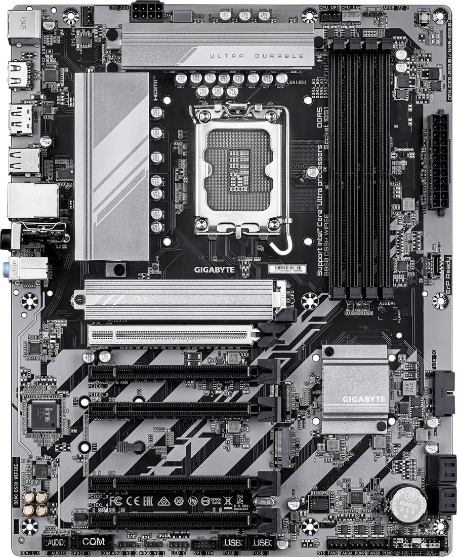 Материнская плата Gigabyte B860 DS3H WiFi6E