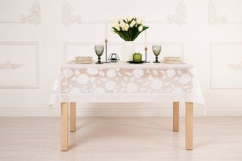 Скатерть Stolima Pina Lace 7001 Яблоки (180x140)