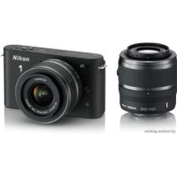 Беззеркальный фотоаппарат Nikon 1 J1 Double Kit 10-30mm + 30-110mm