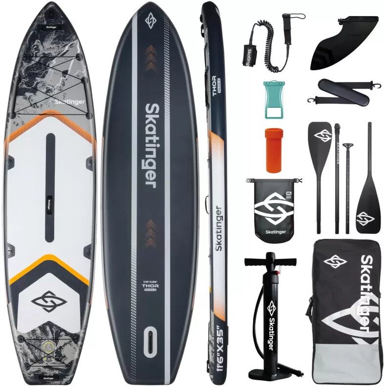 Сапборд Skatinger Thor Gray 11'6 Woven Drop Stitch