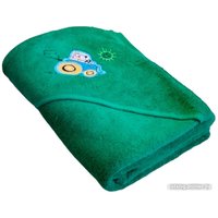 Полотенце с капюшоном Goodness Детское 100x100 (зеленый/уточка)