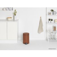 Мусорное ведро Brabantia Pedal Bin NewIcon 12 л (минерально-коричневый)