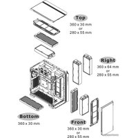 Корпус Thermaltake View 51 TG Snow ARGB CA-1Q6-00M6WN-00