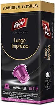 

Кофе в капсулах Rene Nespresso Lungo Impresso 10 шт