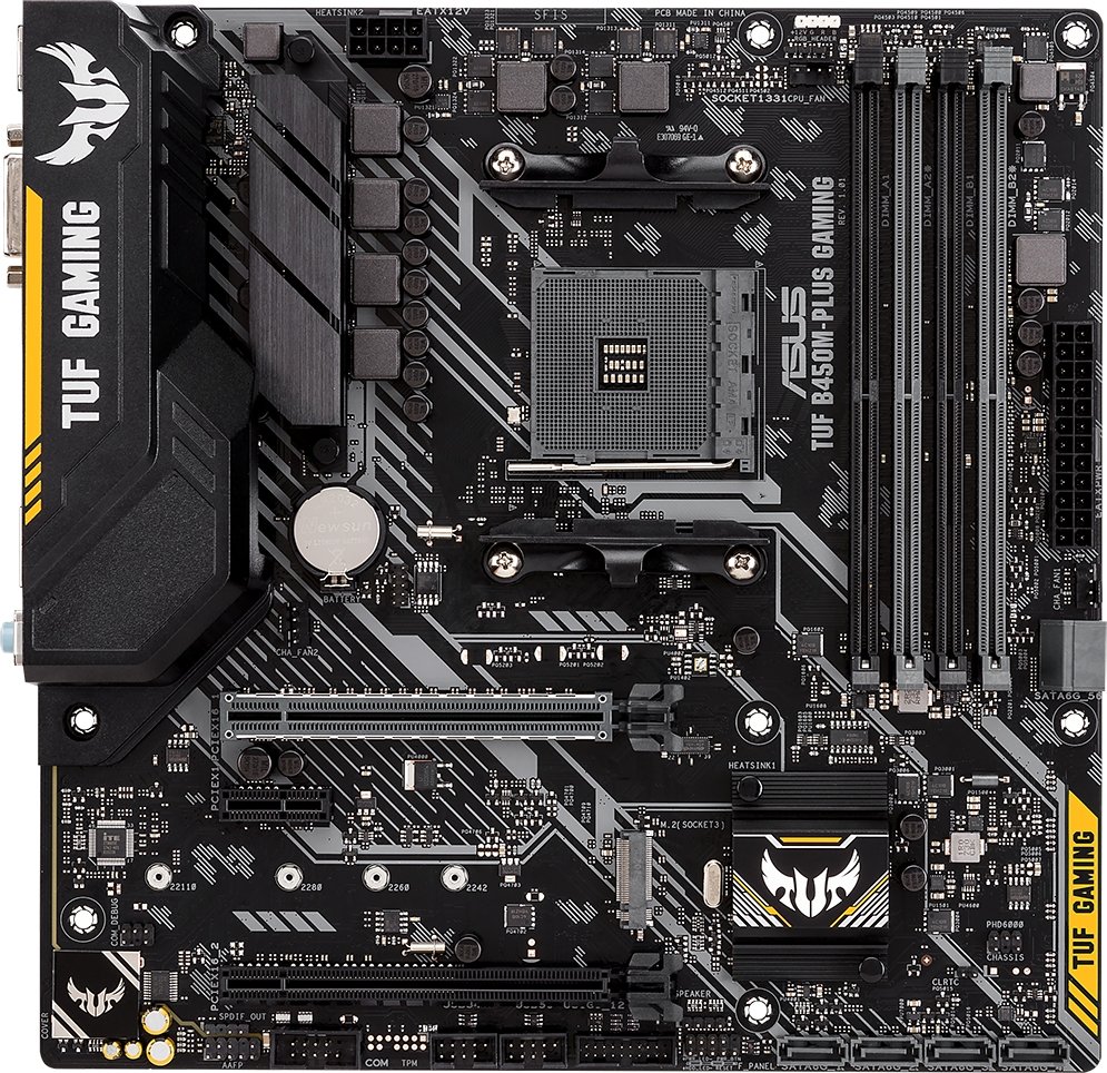 

Материнская плата ASUS TUF B450M-PLUS Gaming