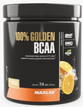 BCAA Maxler 100% Golden BCAA (фруктовый пунш, 210 г)