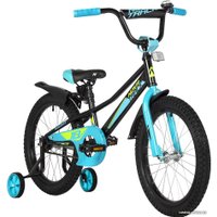 Детский велосипед Novatrack Valiant 18 2022 183VALIANT.BK22 (черный)