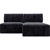 Угловой диван Лига диванов Лига-060 НПБ угол универсальный 129497 (велюр Tower 11 темно-серый)