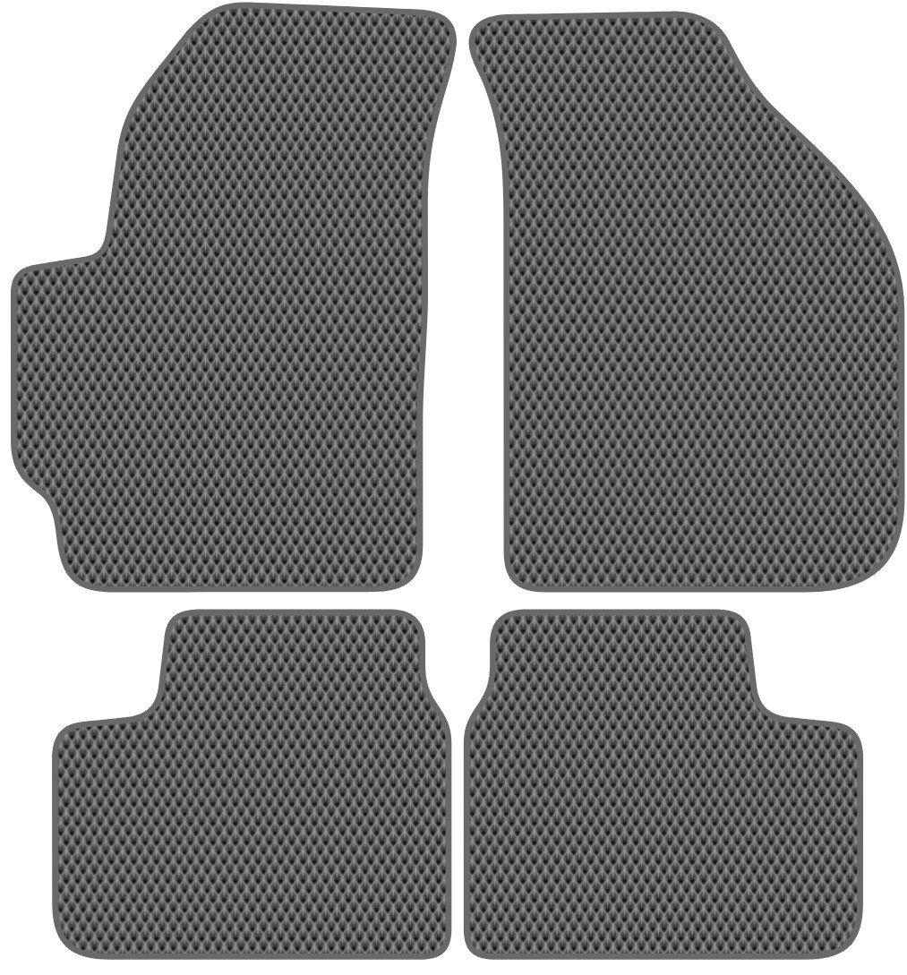 

Комплект ковриков для авто Alicosta Daewoo Matiz II (хэтчбэк / M150) 2000 - 2015 (серый, ромб)