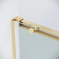 Душевая дверь Grossman Galaxy 100x195 100.K33.01.100.32.00 (золото сатин/стекло прозрачное)