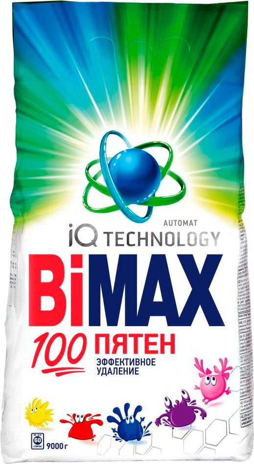 

Стиральный порошок BiMax 100 пятен Automat 9 кг