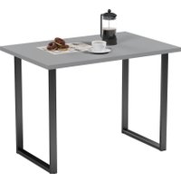 Кухонный стол Mio Tesoro Tako 92x50 (серый/черный)