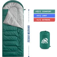 Спальный мешок RSP Outdoors Sleep 150 L (зелёный, молния слева)