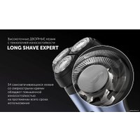 Электробритва Polaris PMR 0613RC wet&dry 4D PRO 5 blades+ (синий металлик) в Солигорске