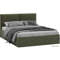 Кровать Трия Глосс универсальный тип 1 с ПМ и заглушиной 160x200 (Jercy Deep Green)