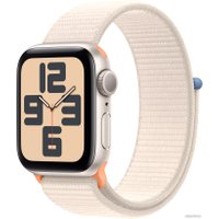 Умные часы Apple Watch SE 2 40 мм (алюминиевый корпус, звездный свет/звездный свет, нейлоновый ремешок)