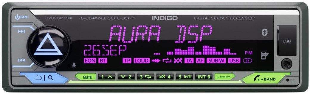 USB-магнитола Aura Indigo-879DSP MKII