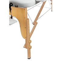 Массажный стол Atlas Sport складной 2-с 60 см деревянный (белый)