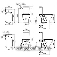 Бачок для унитаза Ideal Standard Tesi T356801