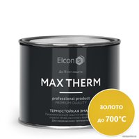 Эмаль Elcon Термостойкая до 700C 0.4 кг (золото)