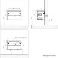  BelBagno Тумба под умывальник Etna-1000-2C-SO-RC-P (rovere ciliegio)