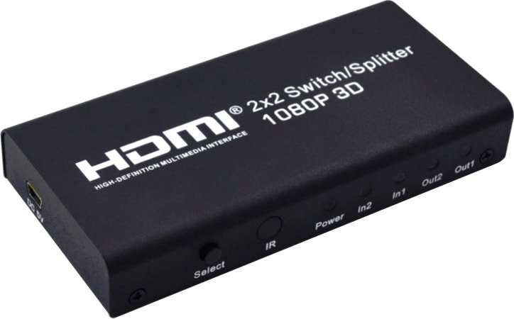 

Переключатель USBTOP HDMI 2x2 Switch/Splitter 1080P 3D