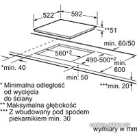 Варочная панель Bosch PIE611F17E