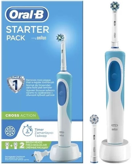 

Электрическая зубная щетка Oral-B Vitality Starter Pack D12.523.1