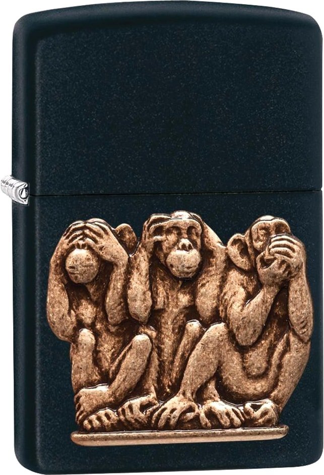 

Зажигалка Zippo Three Monkeys 29409-000003