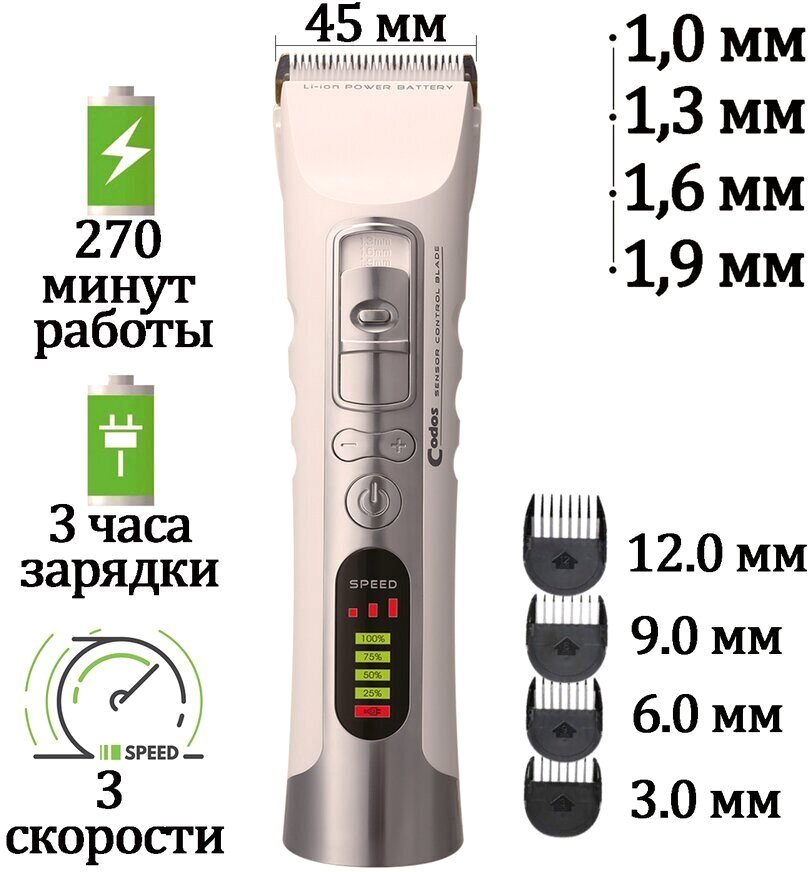 

Машинка для стрижки волос Codos CHC-919